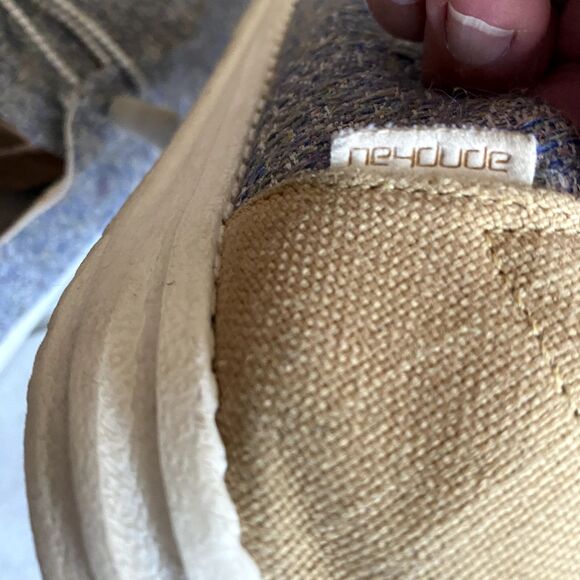 Hey Dude Wendy‎ Women Sz 8  Loafers Grey Slip On - Picture 6 of 12